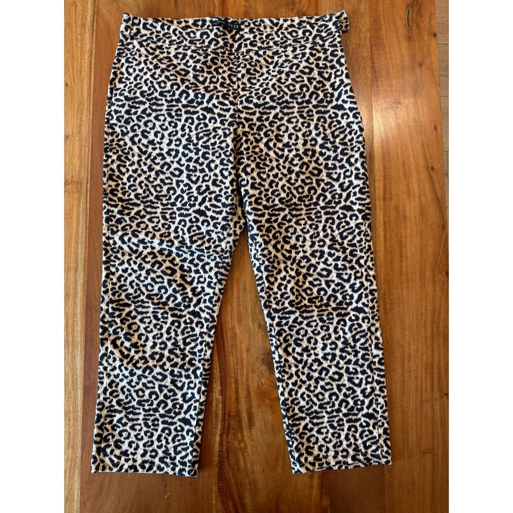 Cotton On Women's Cheetah Print Cropped Pants Size‎ 18